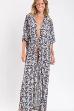Ikat Long Dress>Rio de Sol Best