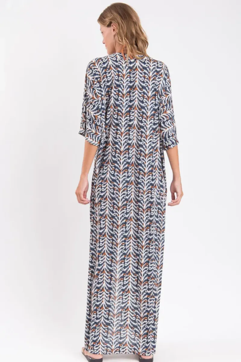 Ikat Long Dress>Rio de Sol Best