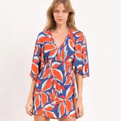 Leaves Mini Dress>Rio de Sol Fashion