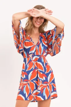 Leaves Mini Dress>Rio de Sol Fashion