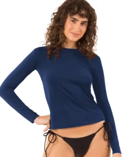 Navy Rash-Guard>Rio de Sol New