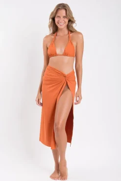 Ocre Long-Skirt-Knot>Rio de Sol Discount