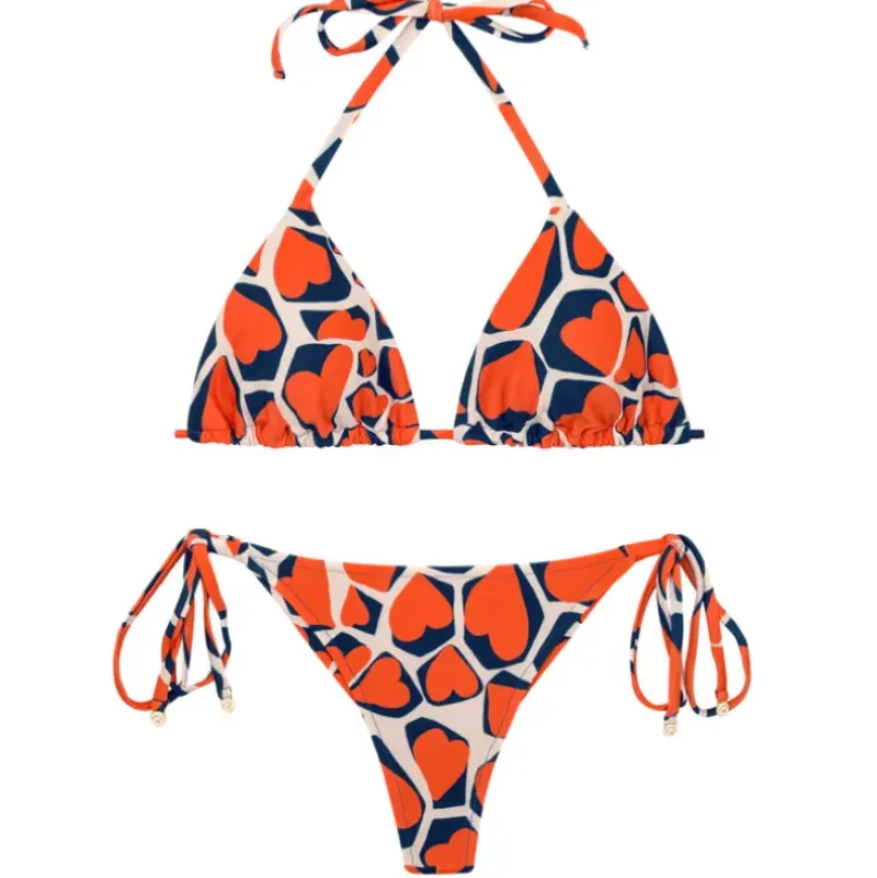 Set Amore-Red Tri-Inv Cheeky-Tie>Rio de Sol Clearance
