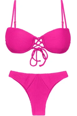 Set Cotele-Amaranto Balconet-Pushup Lisboa>Rio de Sol Fashion