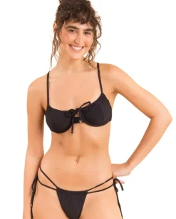 Set Dots-Black Balconet-Tie Pipa>Rio de Sol New