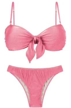 Set Shimmer-Confetti Bandeau-Knot Essential>Rio de Sol Fashion