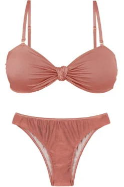 Set Shimmer-Copper Bandeau-Joy Essential>Rio de Sol New