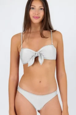 Set Shimmer-White Bandeau-Knot Essential>Rio de Sol Hot