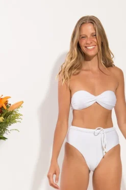 Set Shimmer-White Twist Belted-High-Waist>Rio de Sol Best
